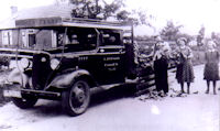 Historische bedrijfswagen Hofman uit 1936
